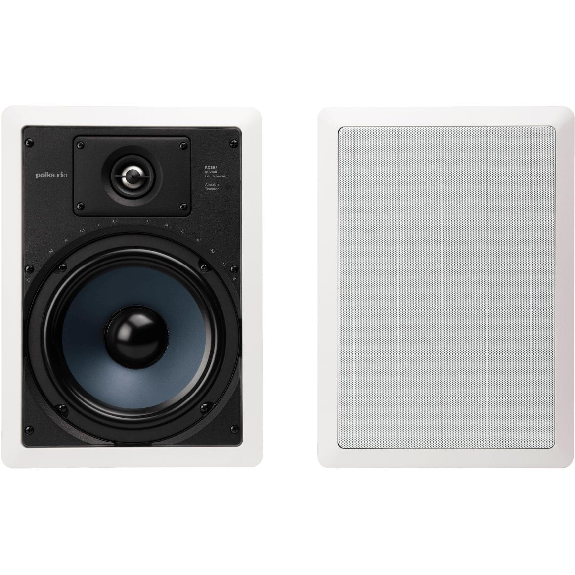 Polk Audio RC85i In-Wall Speaker with 8" Woofer Pair